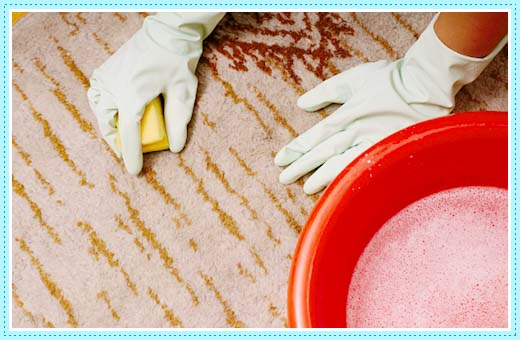 カーペットのクリーニング