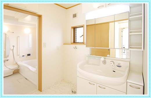 洗面所クリーニング